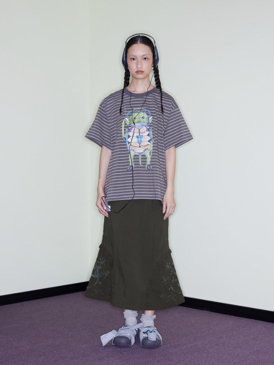 Lounge Mid-Length Fish Tail Flared Skirt