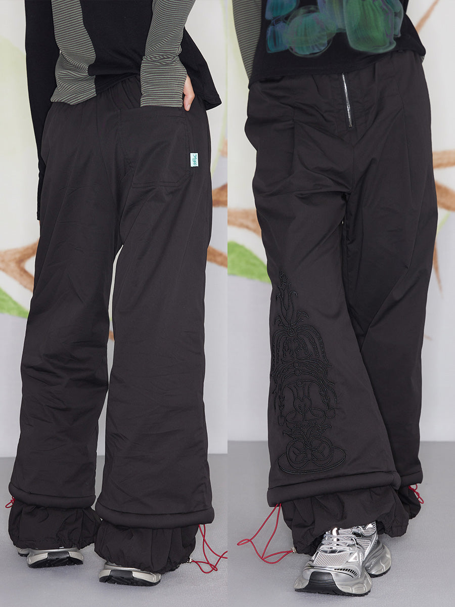 Lounge Reversible Wide-Leg Pants
