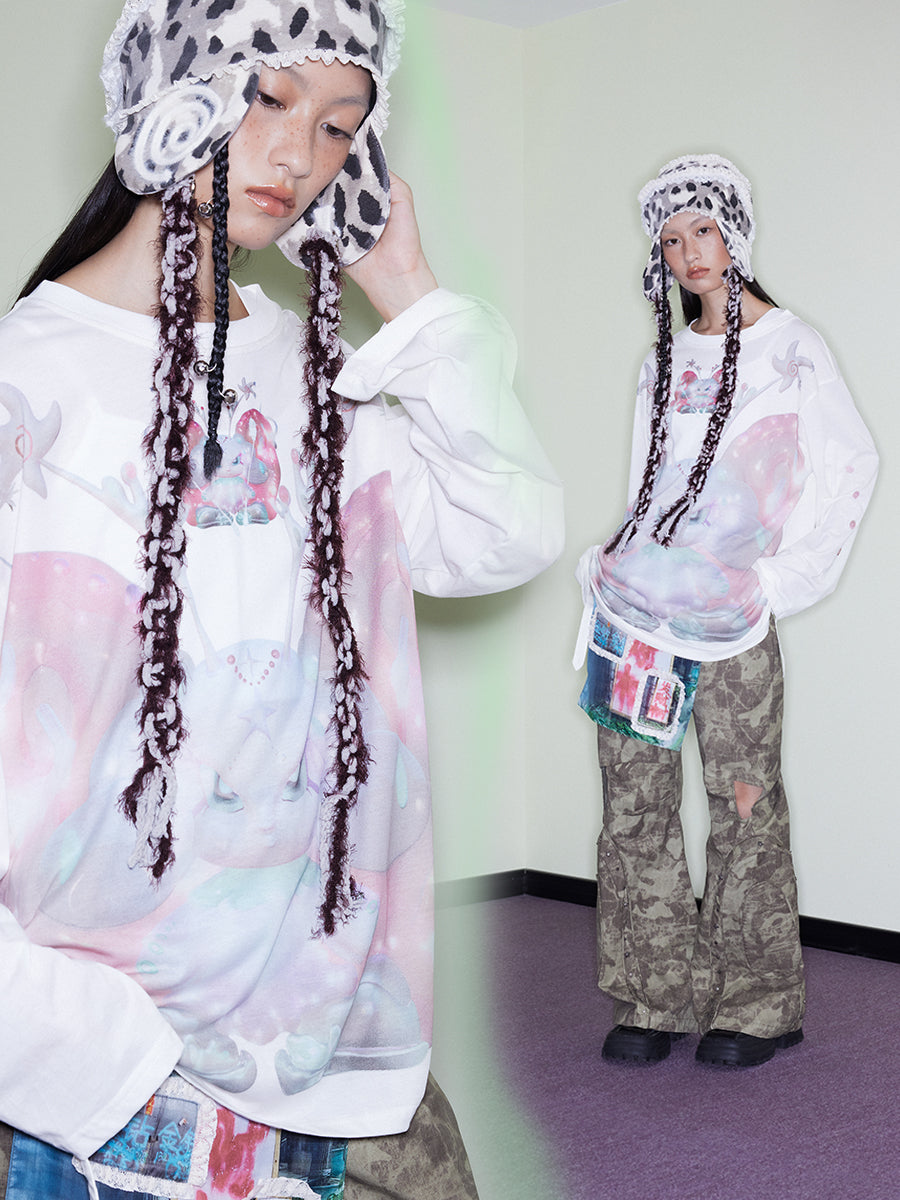 Lounge 3D Slouchy Detachable Earflap Hat