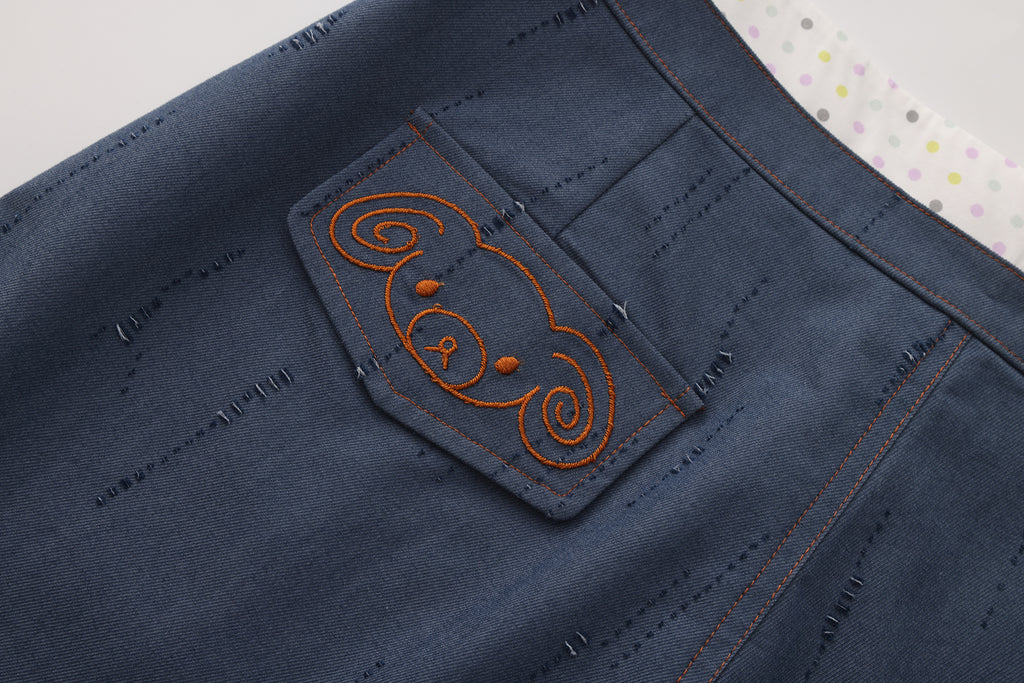 Ageha 25ss Blue Double-Waist Wide-Leg Pants